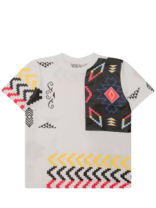 White Printed T-Shirt