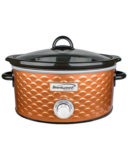 4.5qt Slow Cooker Scallop Pattern