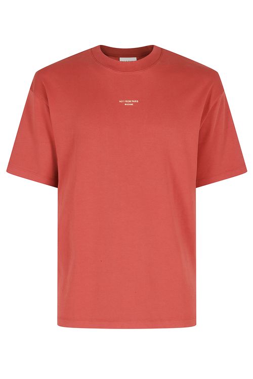 Tshirt Red Cotone T-shirt - Men