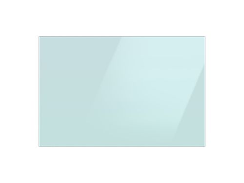 Bespoke 3-Door French Door Refrigerator Panel in Morning in Blue Glass - Bottom Panel(RA-F36DB3CM/AA)