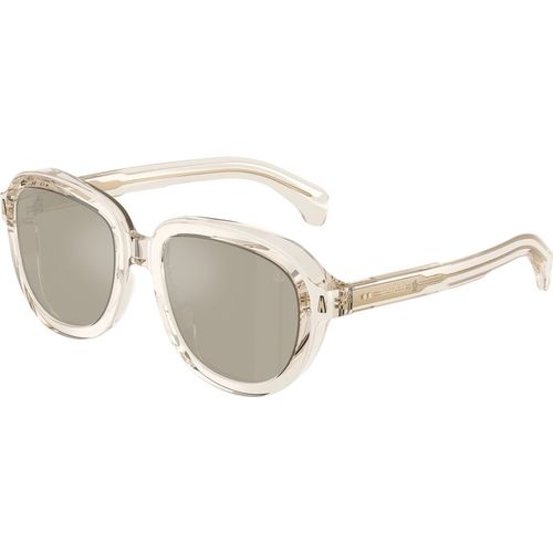 Moncler Unisex Moncler ME6007U CIRSEE 30035A Sunglasses Acetate Transparent Brown Pilot Normal Mirrored