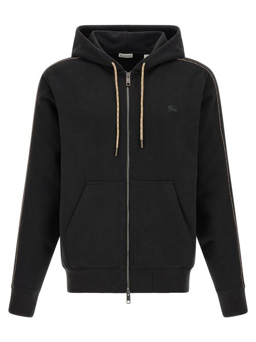 Check Hoodie — Black