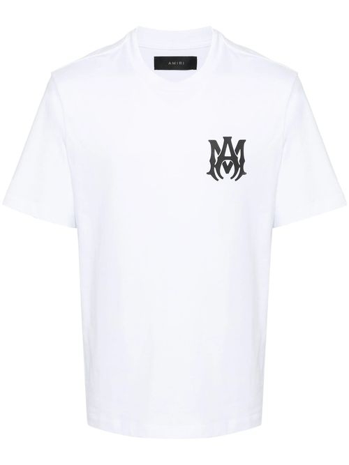 Short Sleeve Logo Print T-Shirt Size M