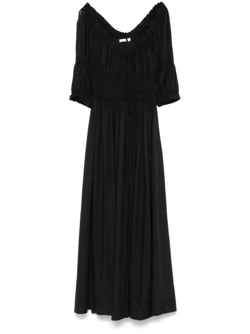Ischia midi dress - Black
