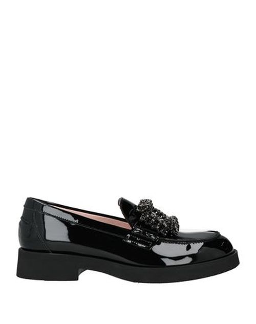 Woman Loafers Black Size 6 Leather