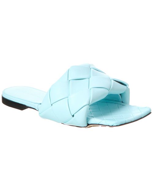 The Lido Intrecciato Leather Sandal