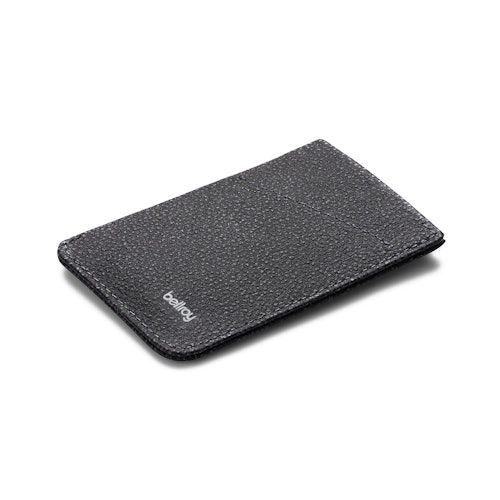 Card Sleeve Minimalist Wallet and Card Holder Stellar Black