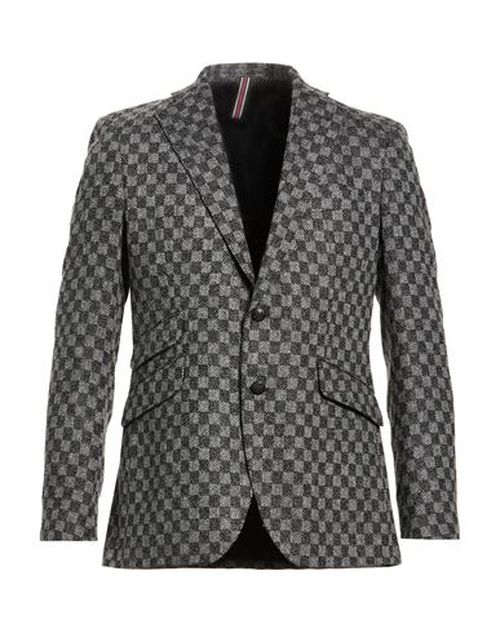 Man Blazer Grey Size 38 Virgin Wool, Viscose, Polyamide