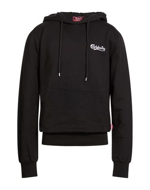 Man Sweatshirt Black Size XL Cotton
