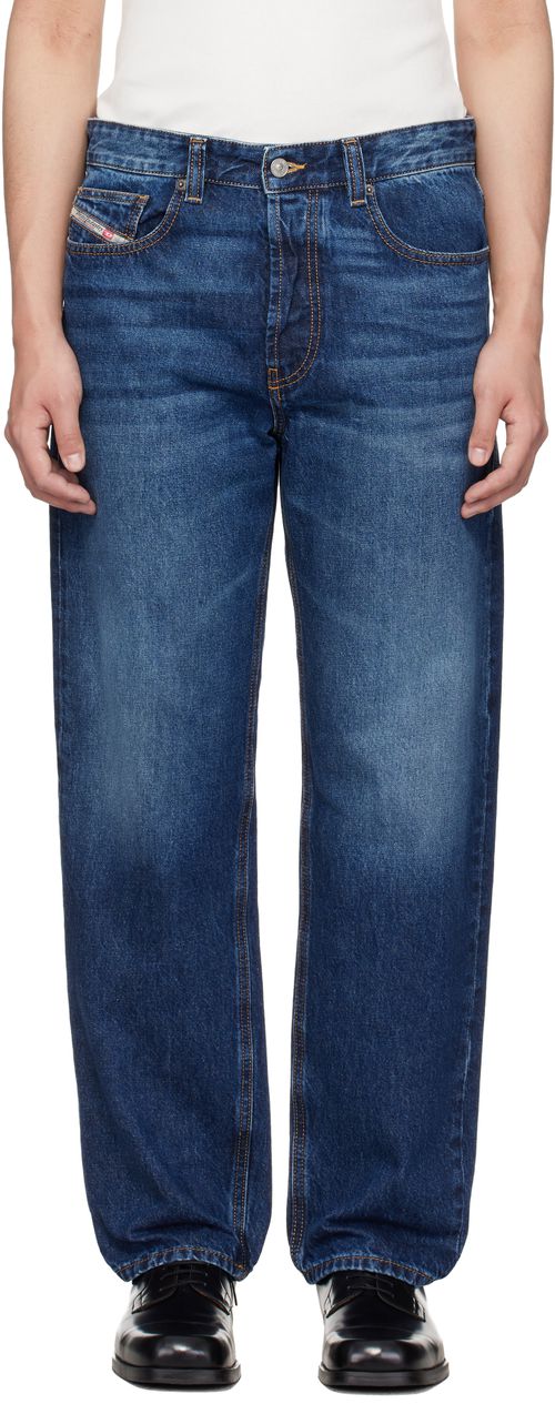 Blue Regular Waist 2024 D-Macs Jeans