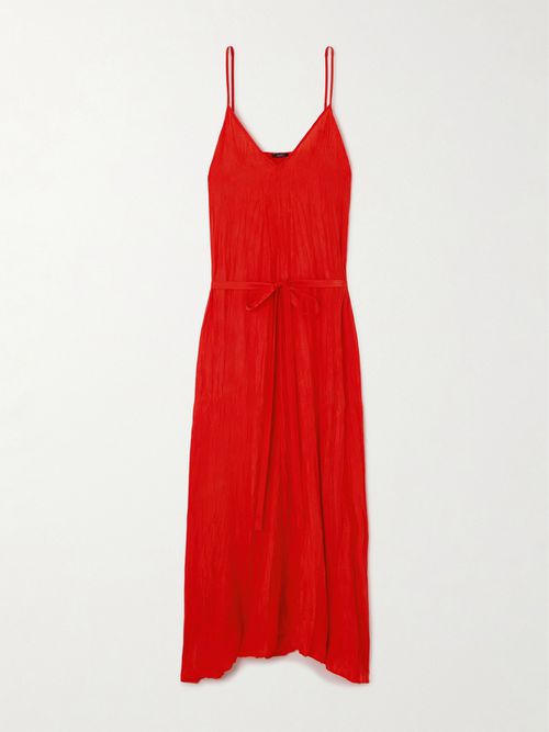 Daniele Silk-habotai Maxi Dress - Red