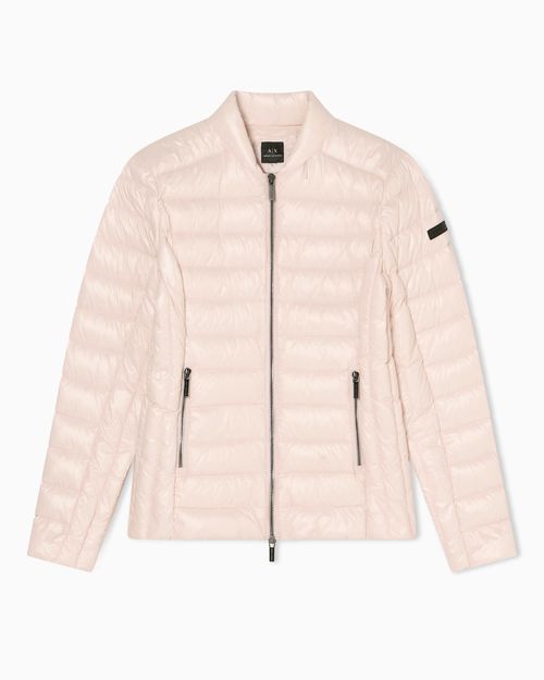 Down jacket slim fit in lightweight nylon