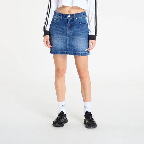 Adidas 3-Stripes Denim Mini Skirt Indigo Deni