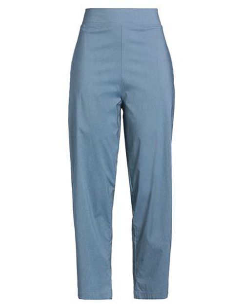 Woman Pants Blue Size L Viscose, Polyamide, Elastane