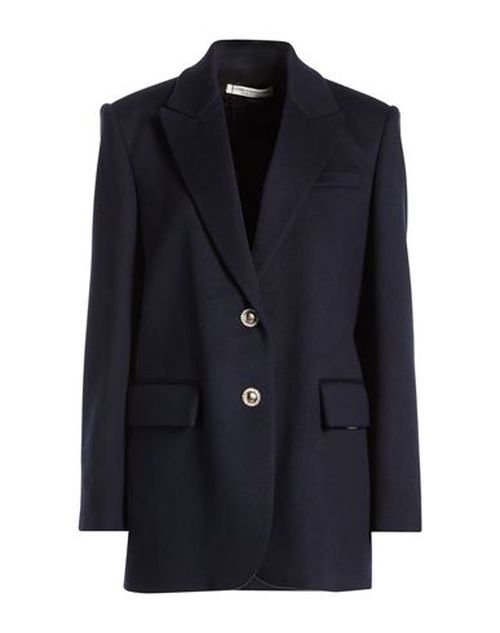 Woman Blazer Midnight blue Size 8 Virgin Wool, Cashmere