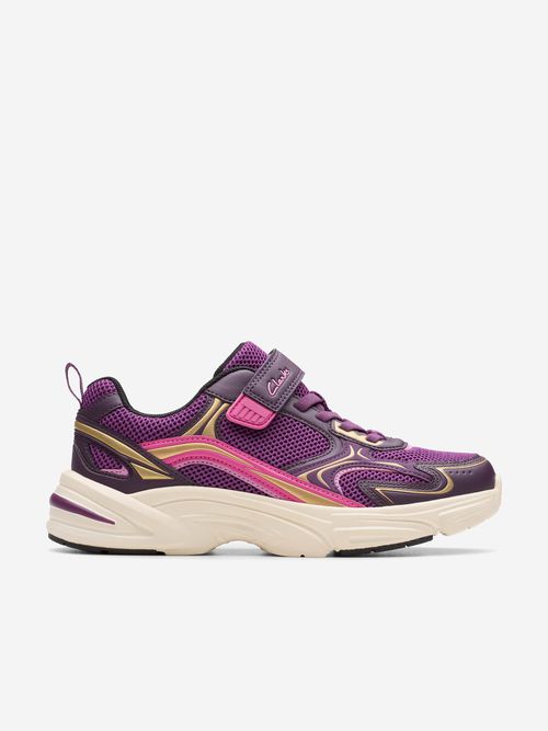 Girls Crafton Move Trainers in Purple