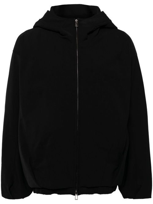 Volume dart hooded jacket - Black