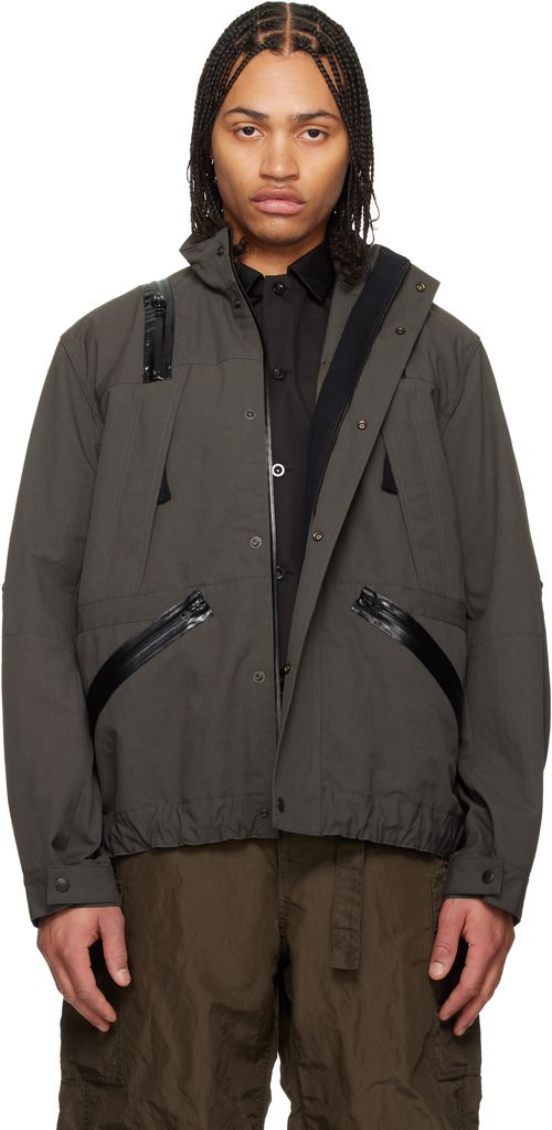 Khaki Weathercloth Blouson Jacket