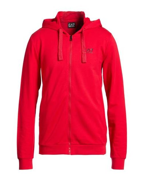 Man Sweatshirt Tomato red Size L Cotton