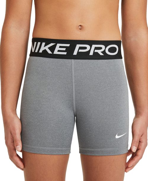 "Pro Big Girl's 3"" Shorts - Carbon Heather Grey"