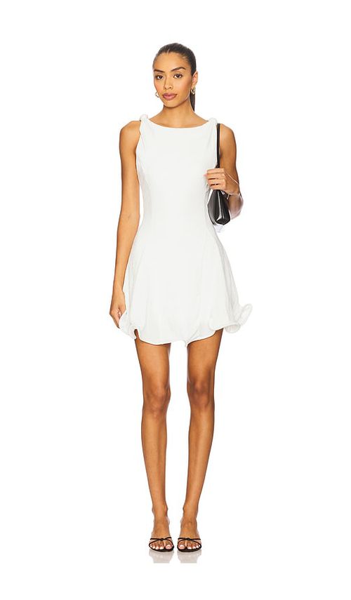 Line & Dot MINIKLEID CELESTA in White. Größe S. Also in L