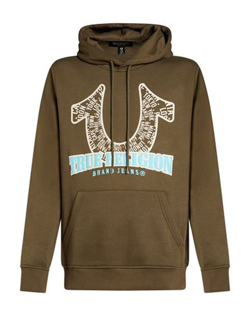 Man Sweatshirt Military green Size S Cotton, Polyester