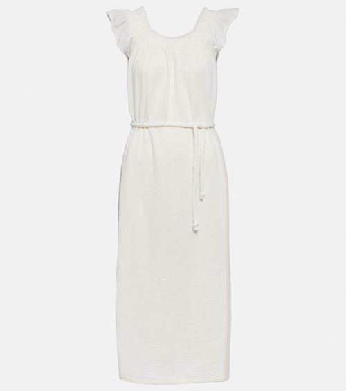 Justine cotton gauze midi dress