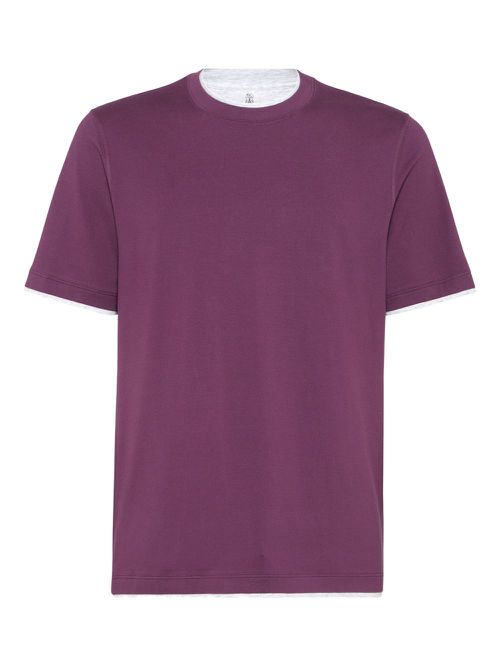 Cotton T-shirt - Purple