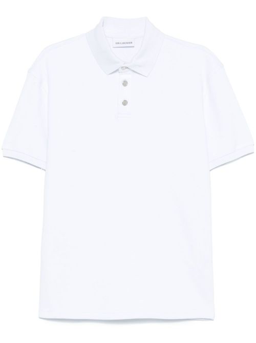 Piqué polo shirt - White