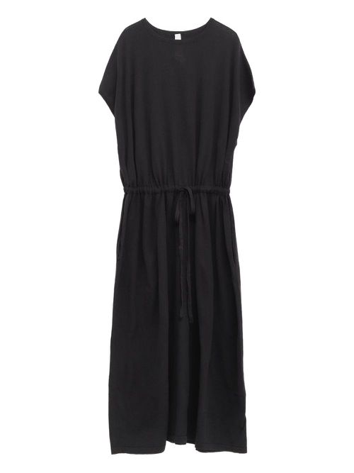 Lauren Manoogian drawstring-waist midi dress - Black