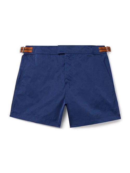 Straight-Leg Mid-Length Swim Shorts