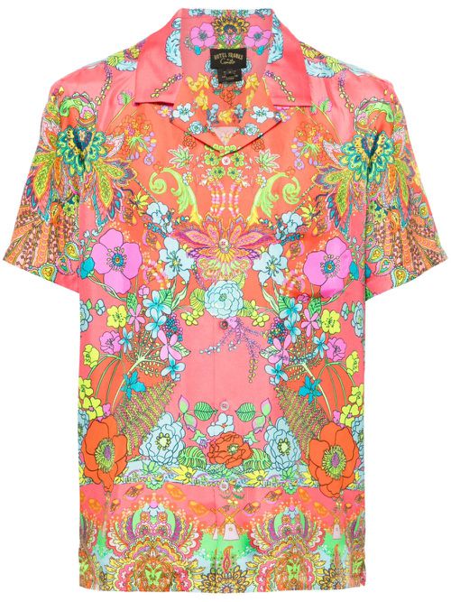 Windmills and Wildflowers shirt - Pink