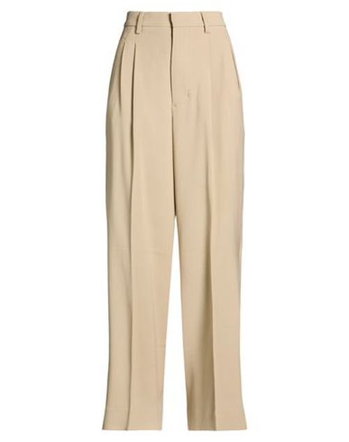 Woman Pants Sand Size 0 Viscose, Wool