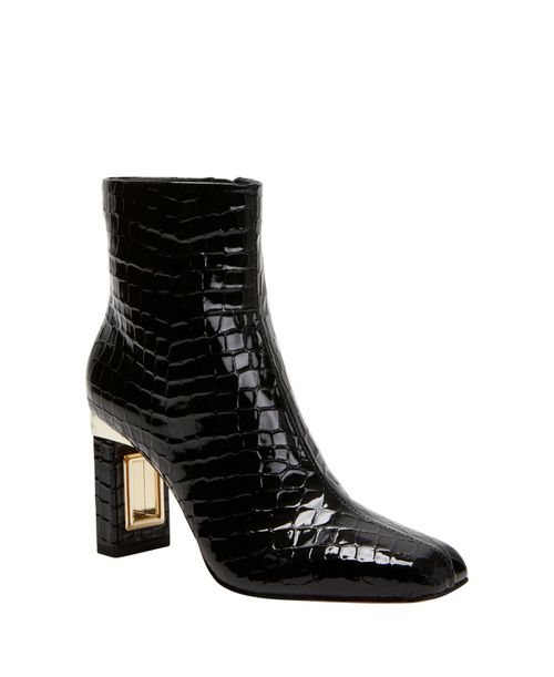Women's The Hollow Block Heel Booties - Black