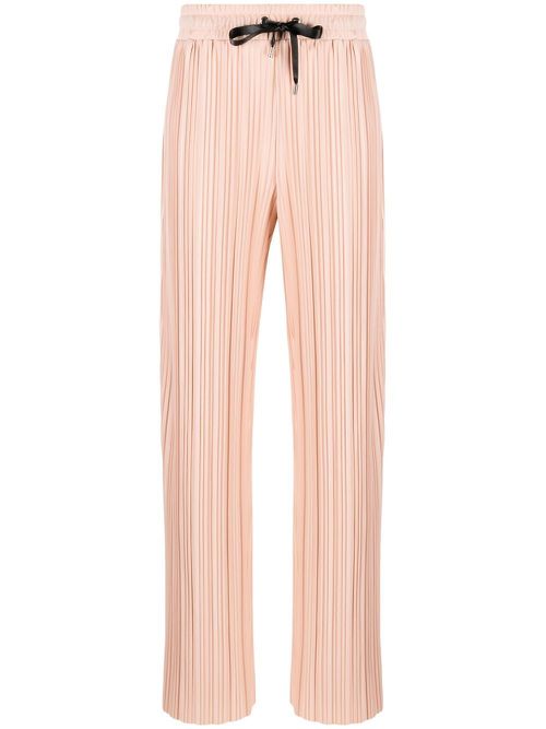 Pleated drawstring trousers - Neutrals