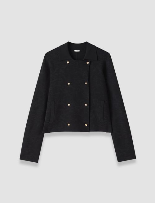 Pilar Leopard Jacquard Milano Jacket - M