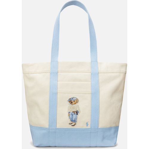 Polo Ralph Lauren Bear Canvas Tote Bag