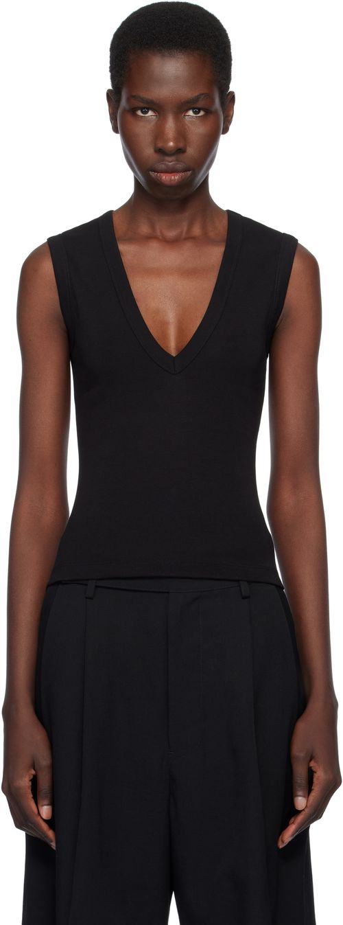 FLORE FLORE Black Dewi Tank Top