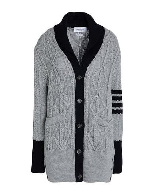 Woman Cardigan Light grey Size 2 Virgin Wool