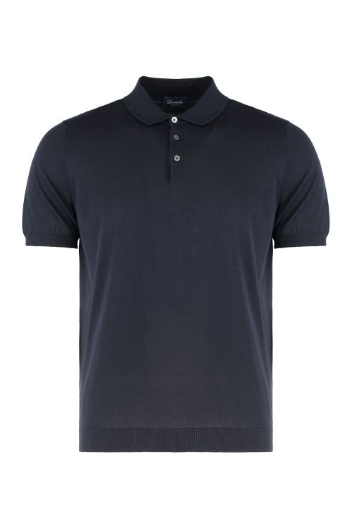 Knitted Cotton Polo Shirt