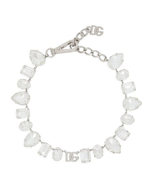 Rhinestone Dg Logo Choker