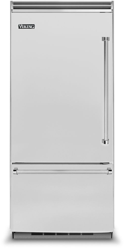 Viking 36 Inch 5 36" Built In Counter Depth Bottom Freezer Refrigerator VCBB5364LPW