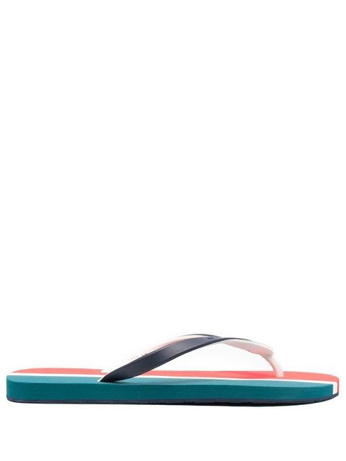 Haston Stripe flip flops - Blue