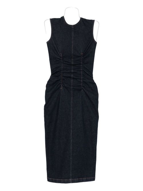 Denim midi dress - Blue