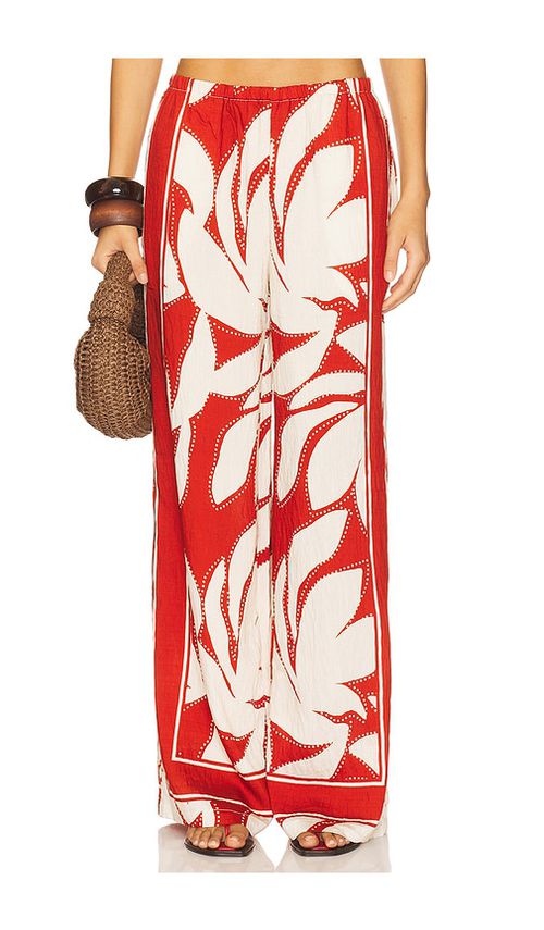 SEVEN WONDERS PANTALON PALAZZO ARLETTE en Red.  M. Also en