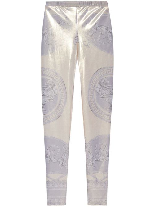 La Coupe des Dieux-print leggings - Gold