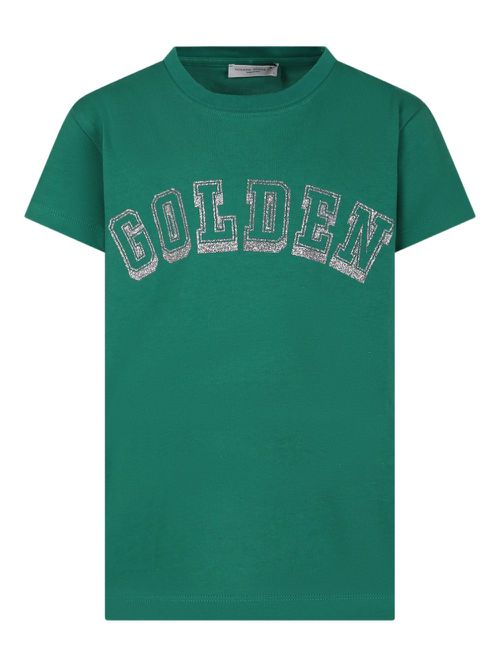 Logo-print cotton T-shirt - Green