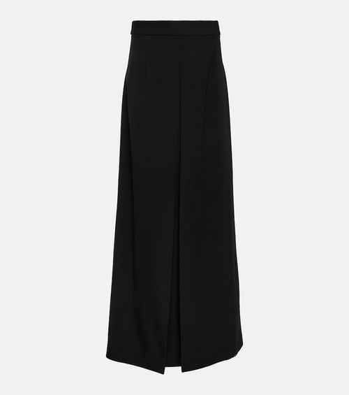 Wool maxi skirt