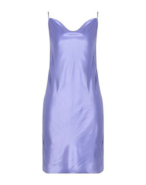 Samsøe Φ Samsøe Woman Mini dress Purple Size L Viscose, Silk