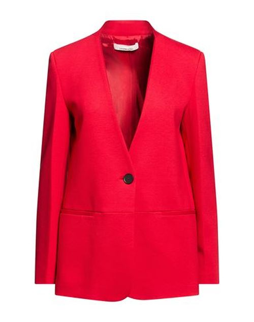 Woman Blazer Red Size 2 Viscose, Polyamide, Elastane